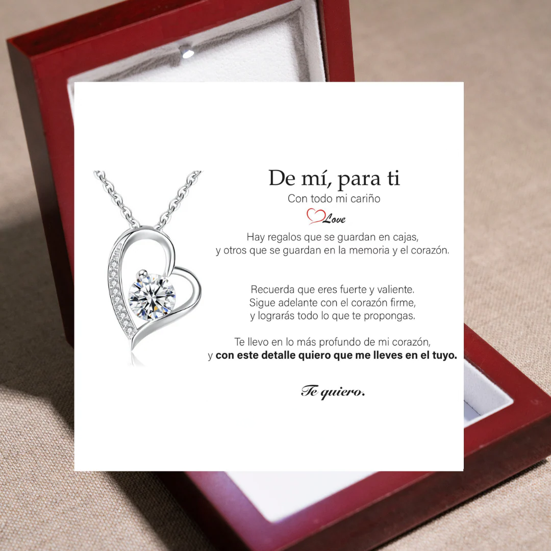 💖 Kit Premium "Eterna Unión" | Collar + Caja + Dedicatoria