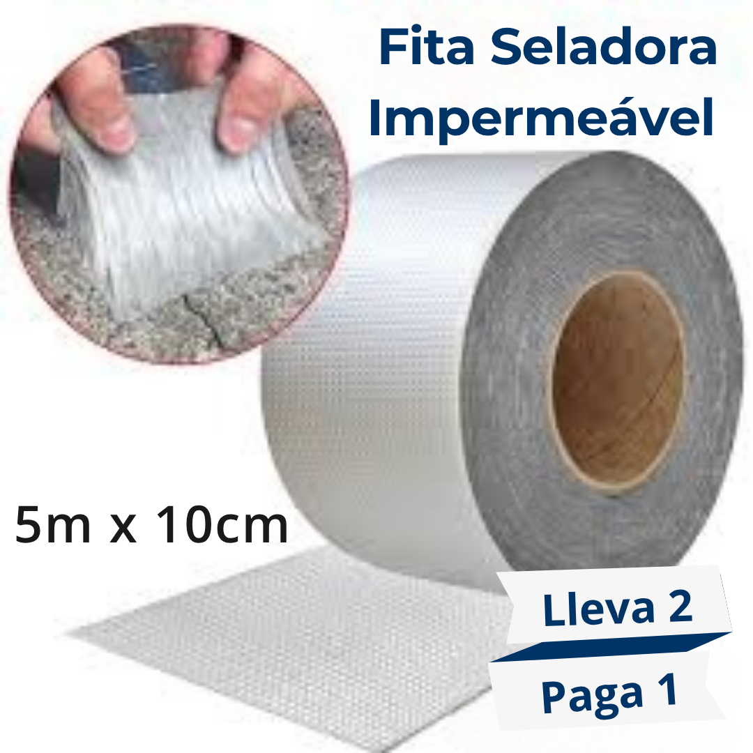 🚫💧 2x1 Cinta Selladora Impermeable 5m | Máxima protección en segundos