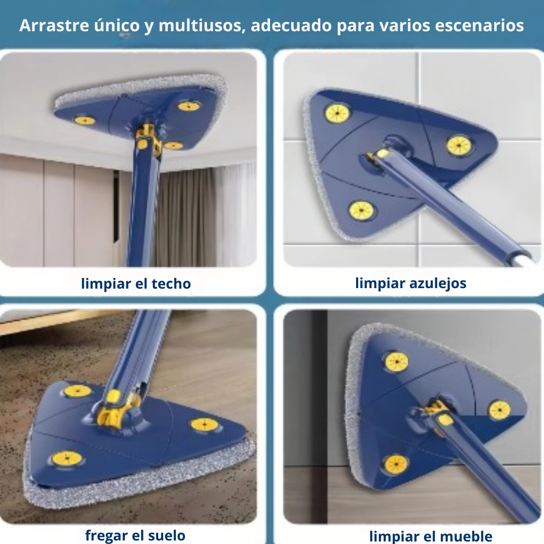 🌀 SpinMop 360™ | Fregona inteligente con escurrido automático