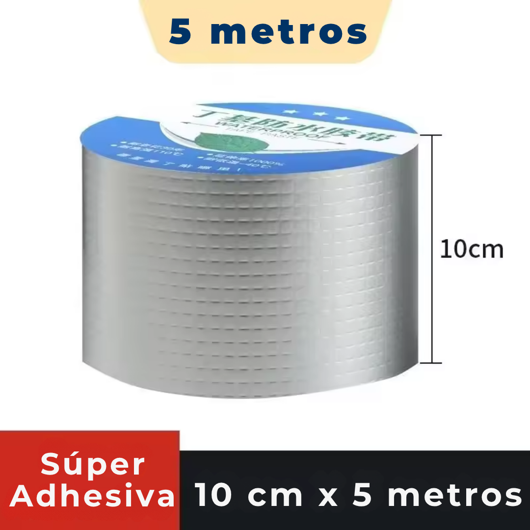 🚫💧 2x1 Cinta Selladora Impermeable 5m | Máxima protección en segundos