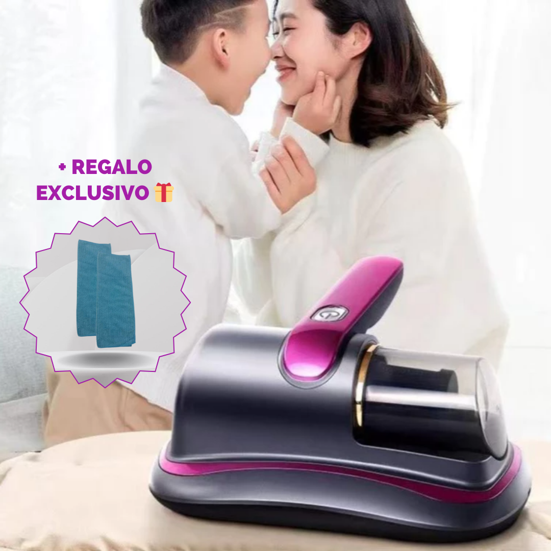 🦠 MiteMax Pro™ | Aspirador Antiácaros UV (+ 2 paños de microfibra de regalo) 🎁