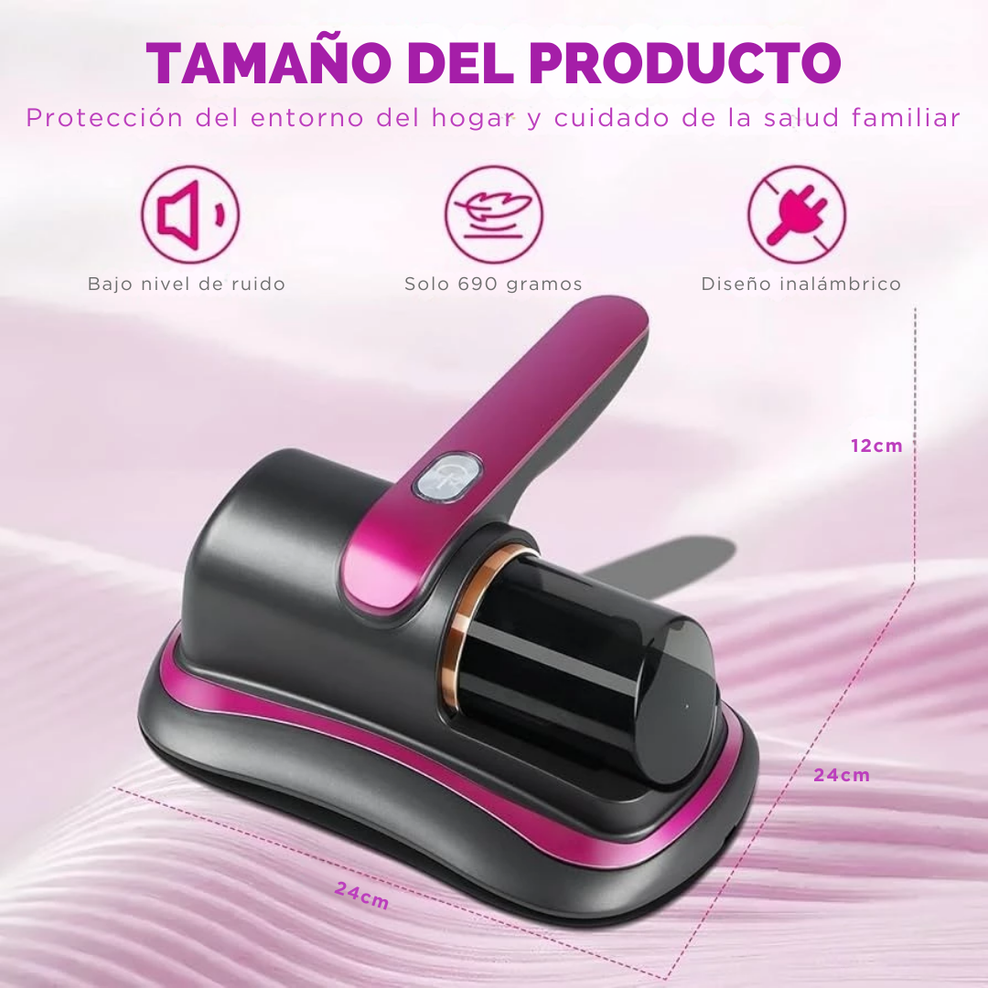 🦠 MiteMax Pro™ | Aspirador Antiácaros UV (+ 2 paños de microfibra de regalo) 🎁