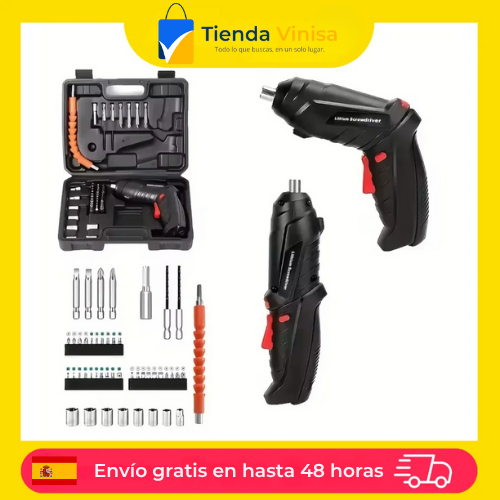 🔧 Kit Destornillador Eléctrico 47 en 1 | Potencia y Precisión en tu mano
