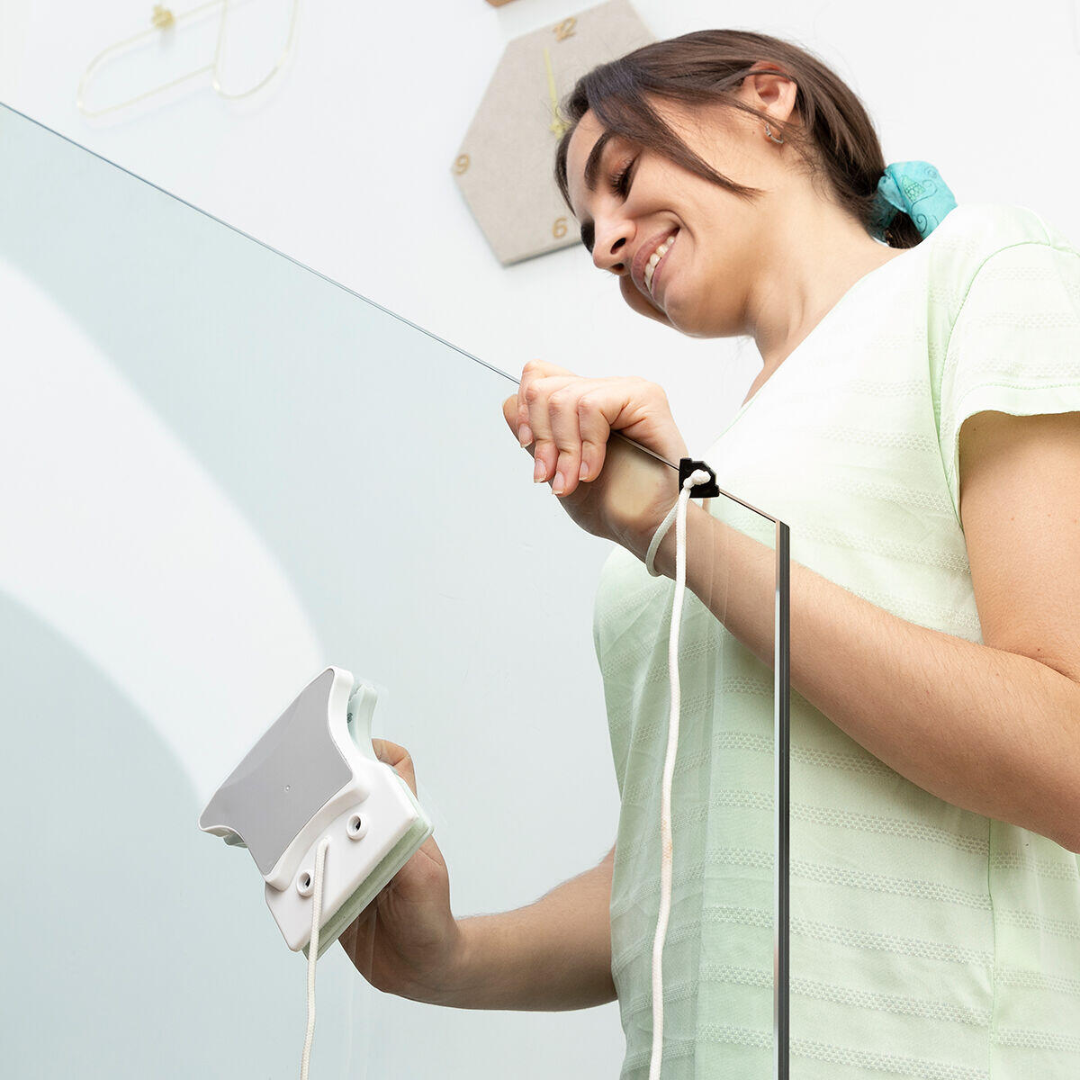 🧼 MaglyGlass™ | Limpiacristales magnético de doble cara
