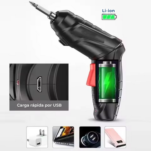 🔧 Kit Destornillador Eléctrico 47 en 1 | Potencia y Precisión en tu mano