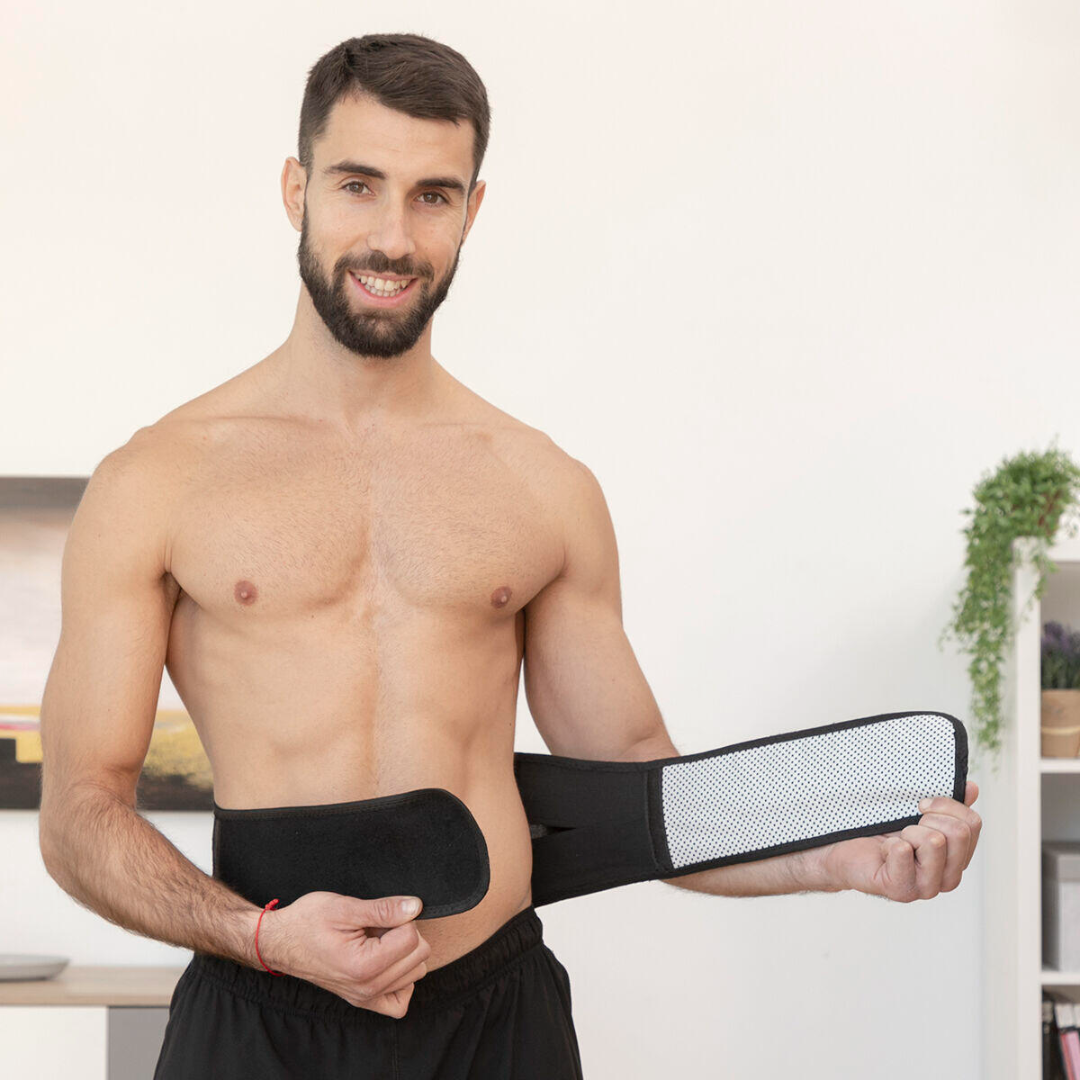 🔥 Faja Térmica Tourmabelt | Corrección postural y alivio lumbar en un solo gesto diario
