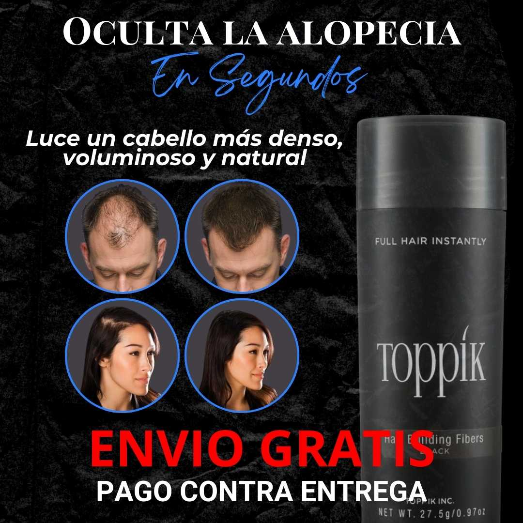 🎁 Toppik | Recupera la apariencia de tu cabello y barba en segundos