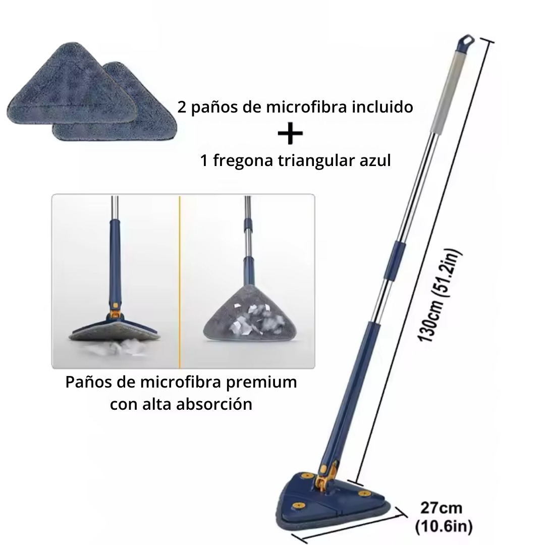 🌀 SpinMop 360™ | Fregona inteligente con escurrido automático